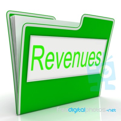 File Revenues Means Document Correspondence And Earnings Stock Image