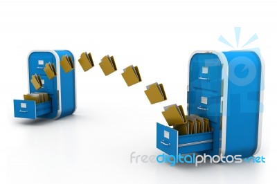 File Transfer Stock Image