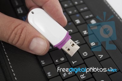 File Transfer - Stock Image Stock Photo