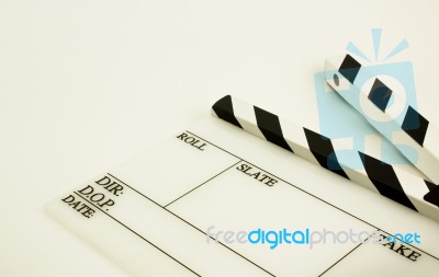 Film clapboard Stock Photo