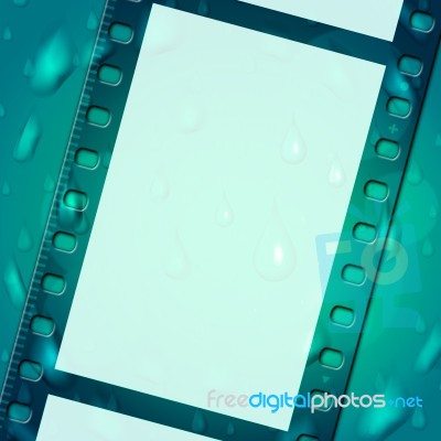 Filmstrip Background Represents Empty Space And Abstract Stock Image