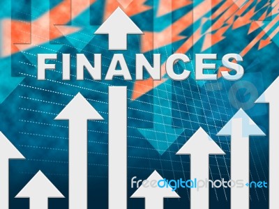 Finances Graph Means Profit Commerce And Figures Stock Image