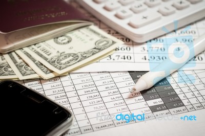 Financial Accounting Stock Photo