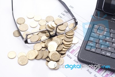 Financial Situation Of The Company Stock Photo