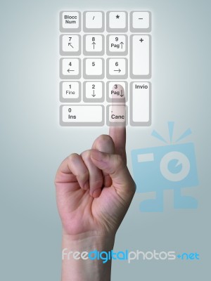 Finger Control Stock Image