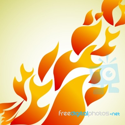 Fire Background Stock Image