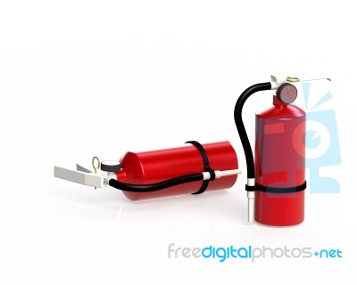 Fire Extinguishers Stock Image