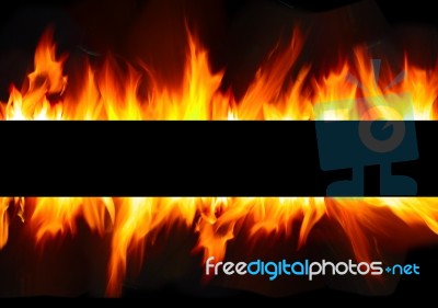 Fire Flame Background Stock Image