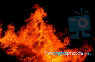 Fire Storm Stock Photo