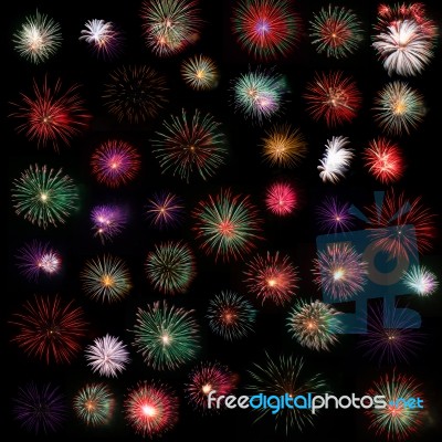 Fireworks Stock Photo