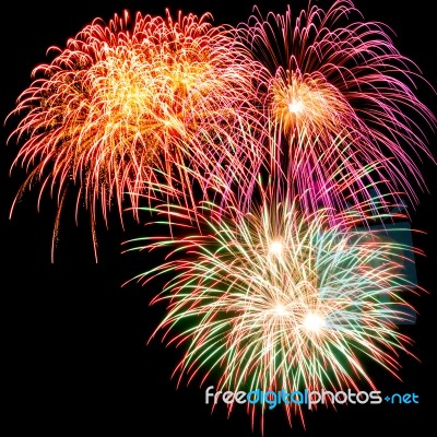 Fireworks Stock Photo