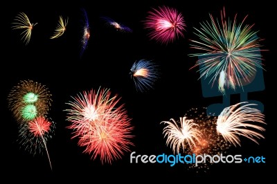 Fireworks Stock Photo