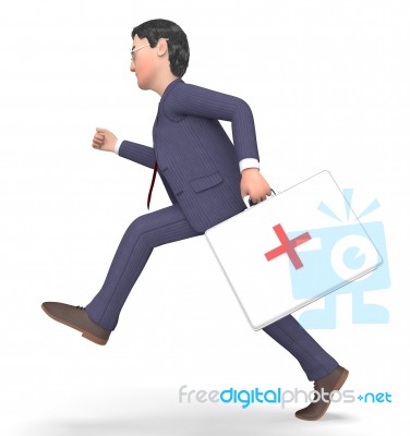 First Aid Indicates General Practitioner And Accident 3d Renderi… Stock Image