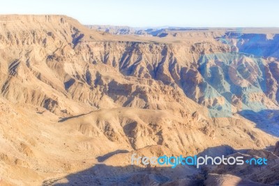 Fish Canyon In Southern Namibia Stock Photo