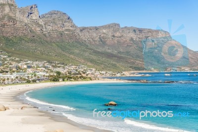 Fish Hoek And The Beach Stock Photo