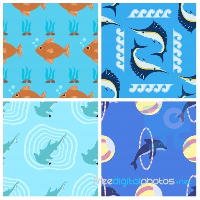 Fish Patterns Stock Image