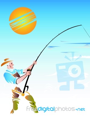 Fisherman Stock Image