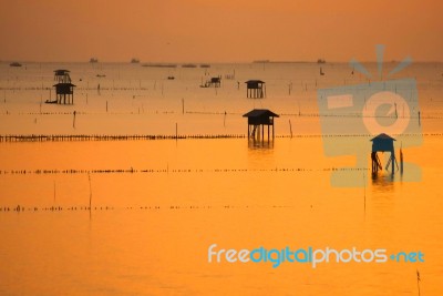 Fisherman House  Stock Photo