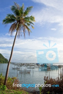 Fisherman Village Stock Photo