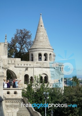 Fishermans Bastion Budapest Stock Photo