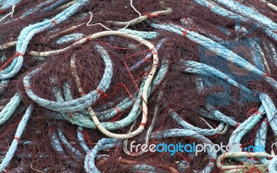 Fishing Net Stock Photo