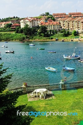 Fishing Village Stock Photo