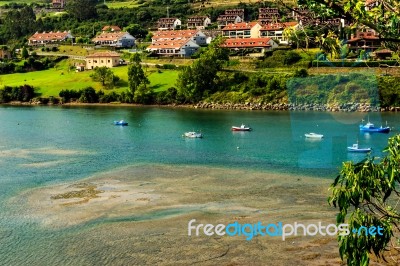 Fishing Village Stock Photo