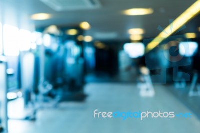 Fitness Blurred Abstract Background Stock Photo