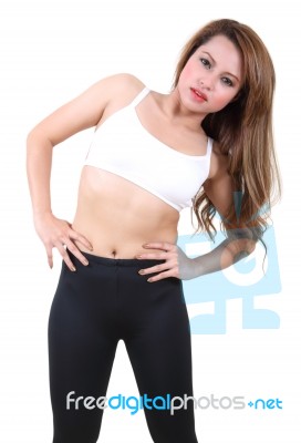 Fitness Woman Stock Photo