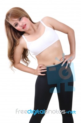 Fitness Woman Stock Photo