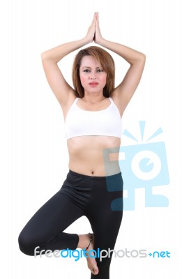 Fitness Woman Stock Photo