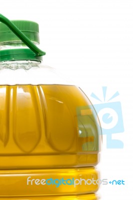 Five Litre Of Olive Oil Bottle Stock Photo