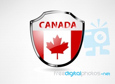 Flag Canada Stock Image