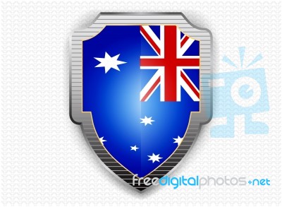 Flag Of Australia Stock Image