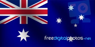 Flag Of Australia -  Illustration Stock Image