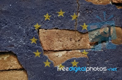 Flag Of European Union Stock Photo