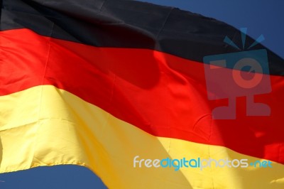 Flag Of Germany Stock Photo