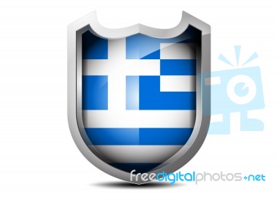 Flag Of Greece Stock Image