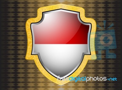 Flag Of Indonesia Stock Image