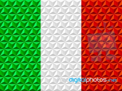 Flag Of Italy Stock Image