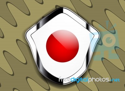 Flag Of Japan Stock Image