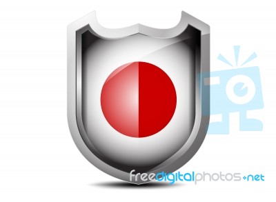 Flag Of Japan Stock Image