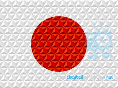 Flag Of Japan Stock Image