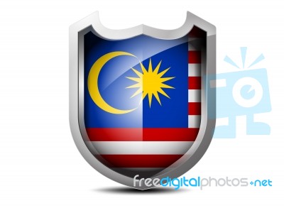 Flag Of Malaysia Stock Image