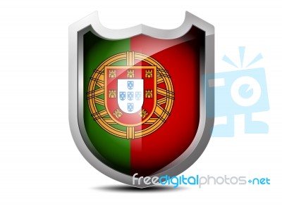 Flag Of Portugal Stock Image