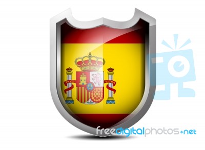 Flag Of Spain Stock Image