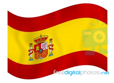 Flag Of Spain Stock Image