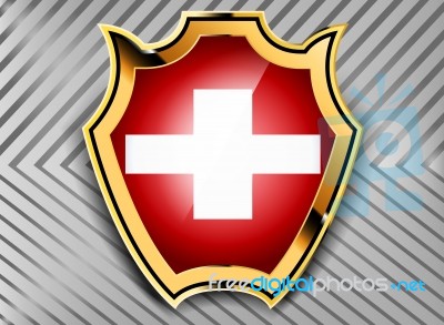 Flag Of Switzerland Stock Image