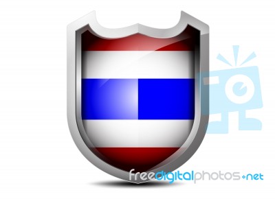 Flag Of Thailand Stock Image