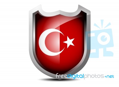 Flag Of Turkey Stock Image